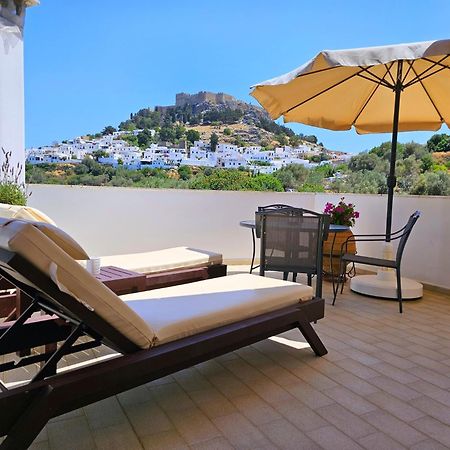 Galini View Apartments Lindos Kültér fotó