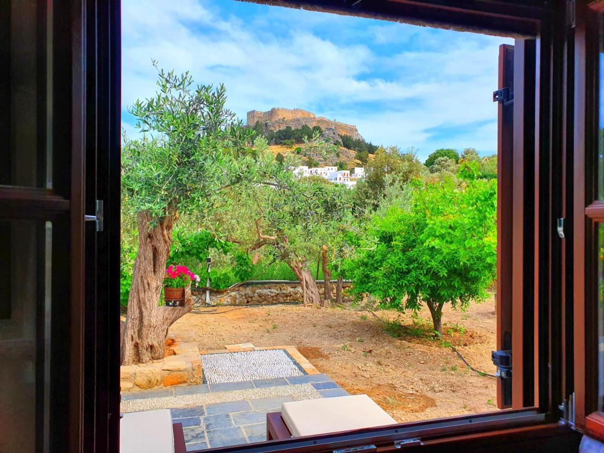 Galini View Apartments Lindos Kültér fotó