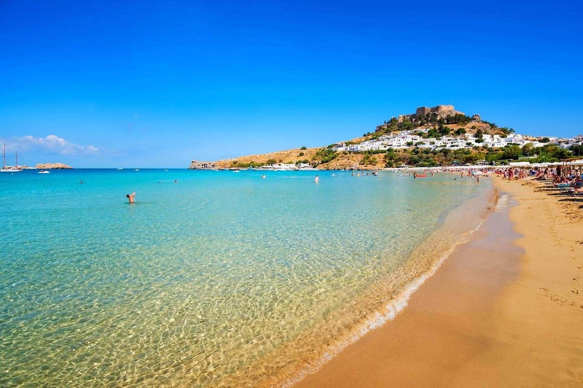 Galini View Apartments Lindos Kültér fotó