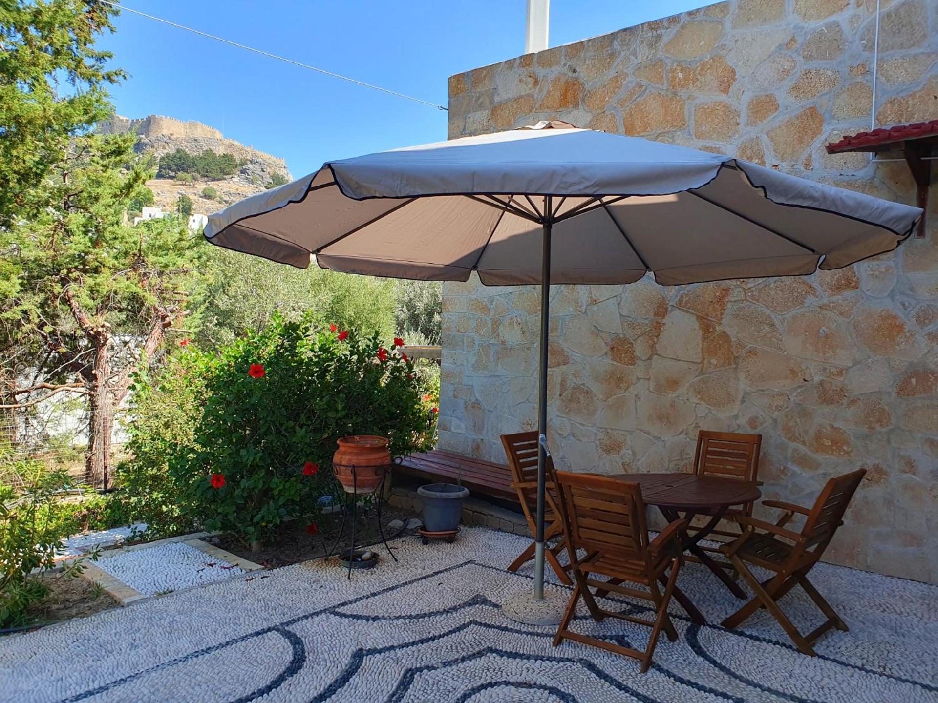 Galini View Apartments Lindos Kültér fotó
