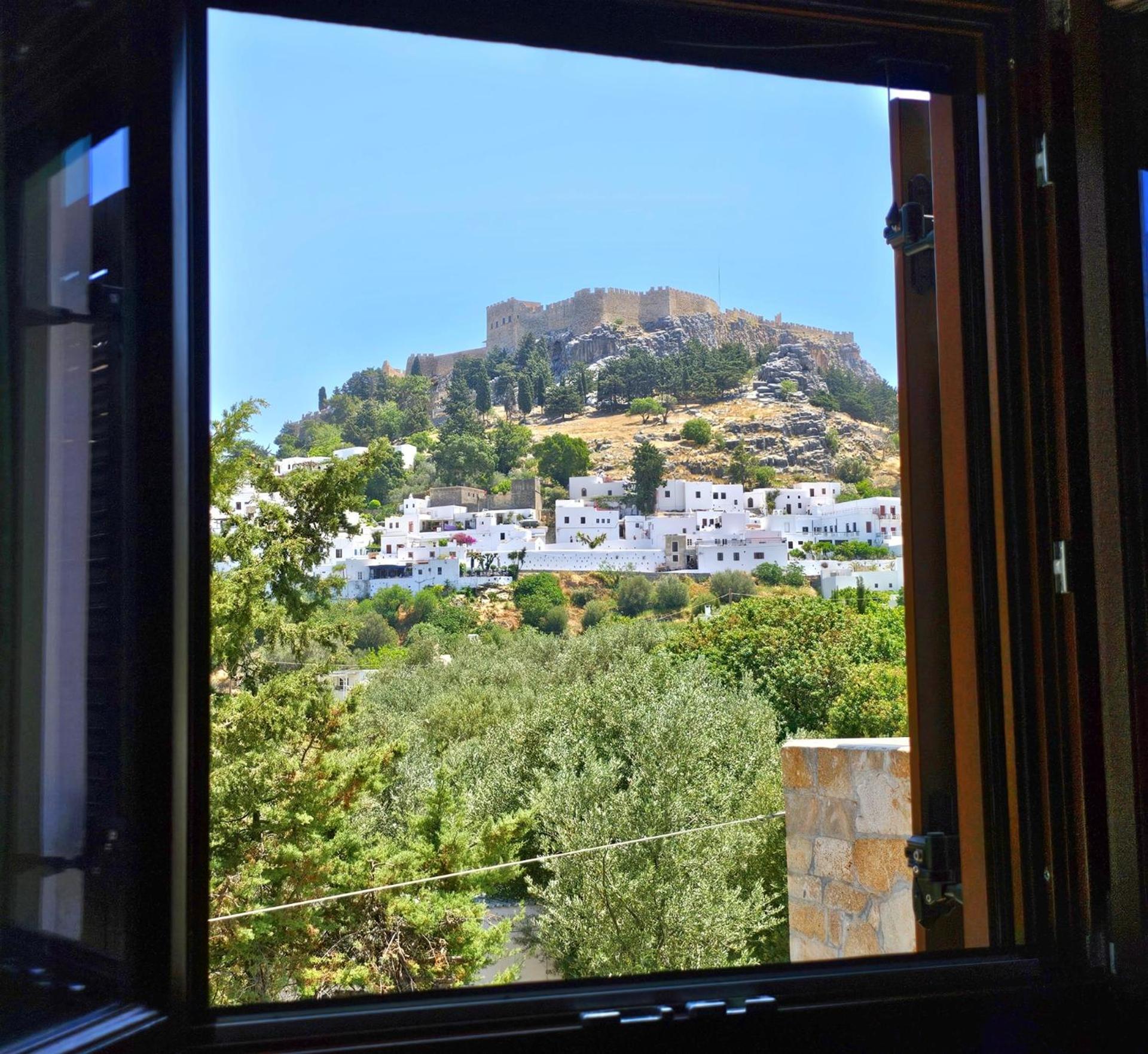 Galini View Apartments Lindos Kültér fotó