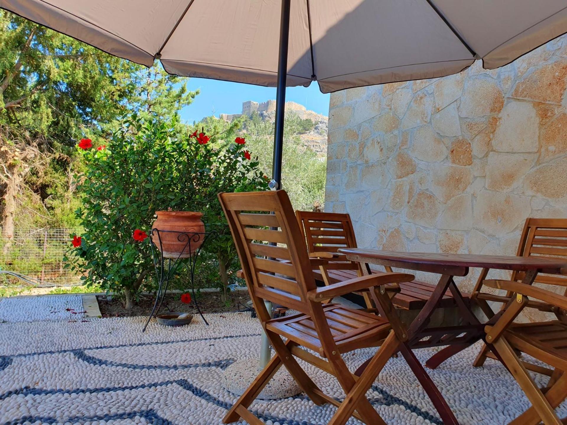 Galini View Apartments Lindos Kültér fotó