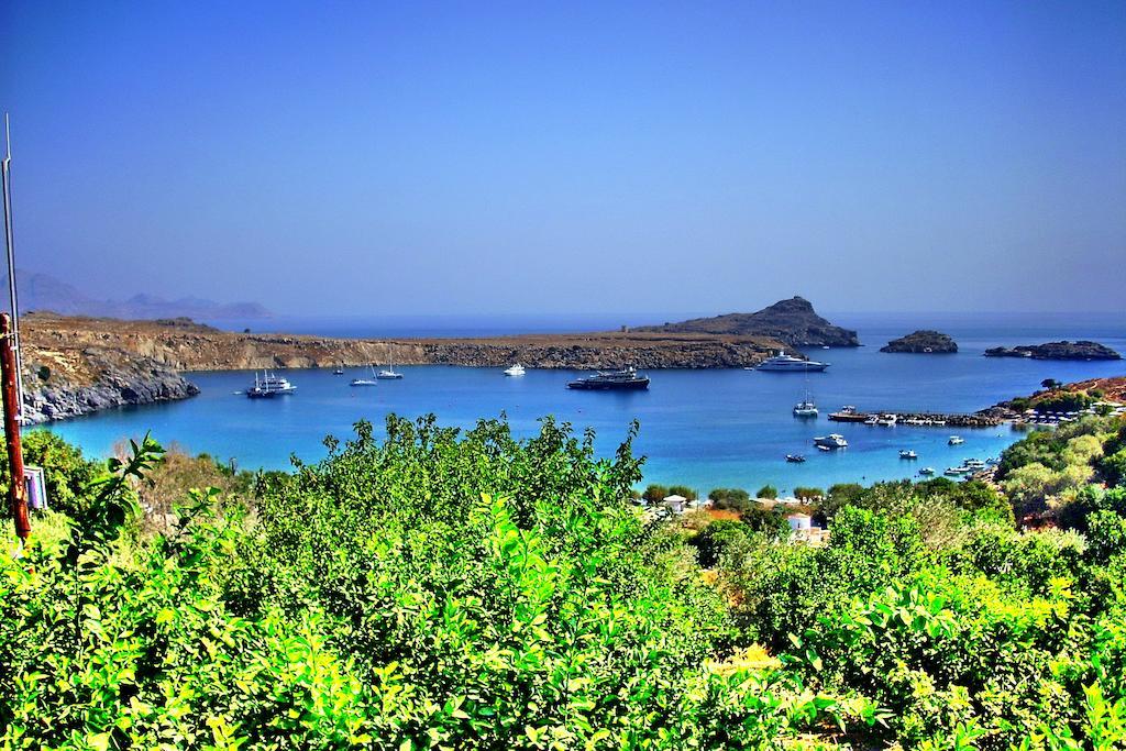 Galini View Apartments Lindos Kültér fotó