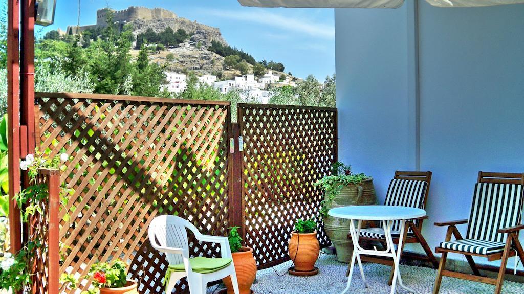 Galini View Apartments Lindos Szoba fotó